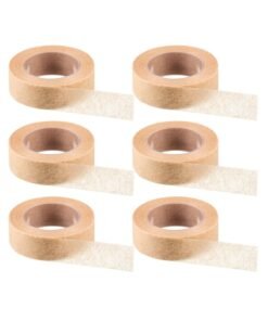 VIUAUAX 6 Rolls Flexible Skin Tape Breathable Nose Tape Self Adhesive Gauze Tape for Wound Injuries Swelling Sports, 0.5 Inch x 10 Yards