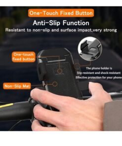 BESTPEAK Cycling Bicycle Phone Holder Cycling Phone Mounts Bike Phone Holder Bike Light 4-in-1 Bicycle Light Set with Phone Holder & Power Bank Auto-Sensing Night Mode, IPX5 Waterproof USB-C Fast Charge Horn & 3 Modes Ultra-Bright LED ,Bike Phone Holder with Light Flashlight Anti-Off Phone Holder for Road/Mountain/Night Cycling Safety - Image 5