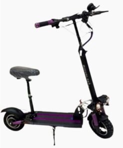 Winner Sky Electric Scooter E10 3 Lights Upgraded Version Speed 55Km Battery 48w 13Ah Motor 1200W Extra Smooth Purple