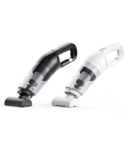 Cordless 2 in 1 air duster and handheld vacuum cleaner with strong suction for keyboard car and home use