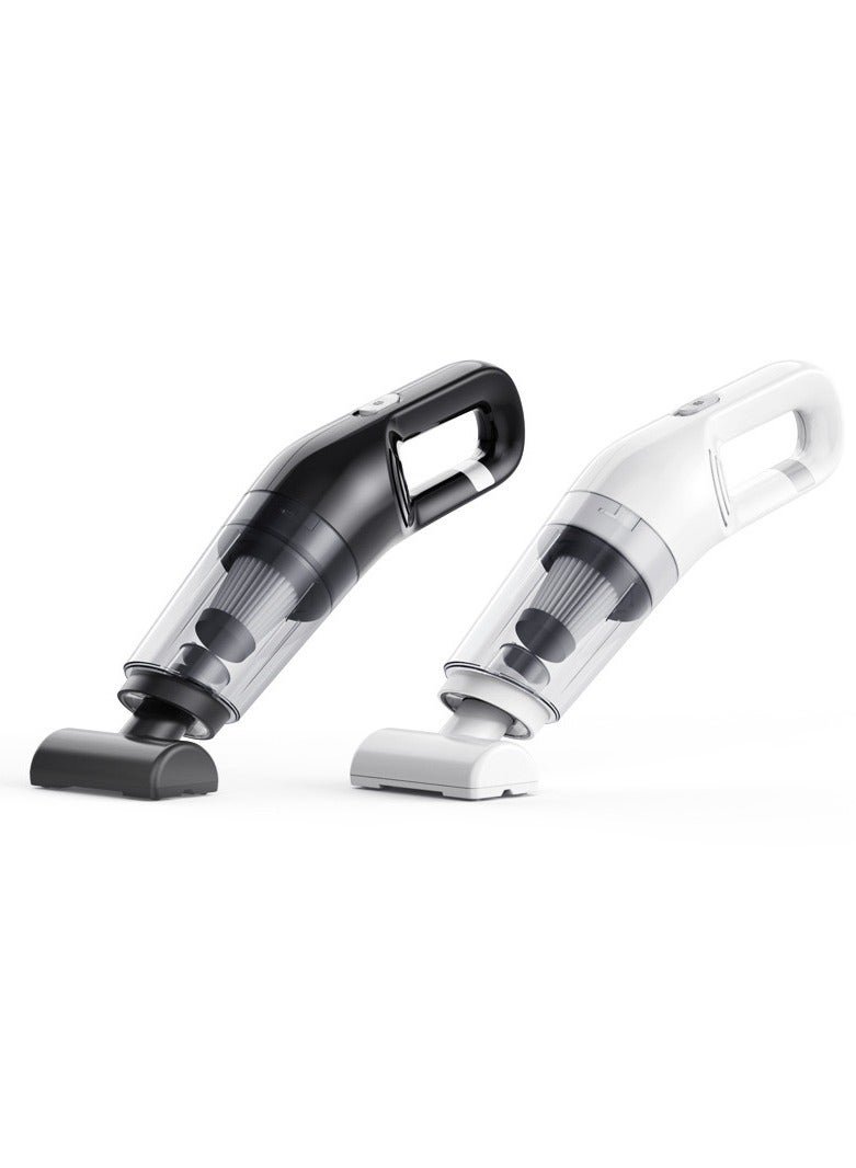 Cordless 2 in 1 air duster and handheld vacuum cleaner with strong suction for keyboard car and home use