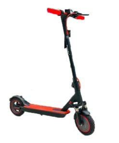 Winner Sky Electric Scooter 35 KM Speed With Front Side Suspension 350W Motor And Bluetooth Off Road Tyre Light  Red