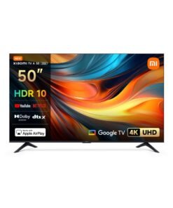 Xiaomi TV A 50 2026 Google TV™, 4K UHD image quality Dolby Audio & DTS:X, Metallic design, Game Boost mode 120Hz L50MB-AME Black