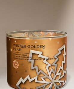 Bath & Body Works Winter Golden Pear 3-Wick Candle