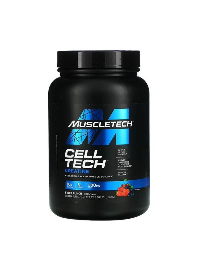 MuscleTech Performance Series Cell Tech Creatine Fruit Punch 27 Servings, 1.36kg