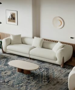 AAF FURNITURE Light Luxury Style Furniture Sofa Set Beige Without Pillow