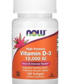Now Foods Highest Potency Vitamin D-3 10000IU - 120 Softgels