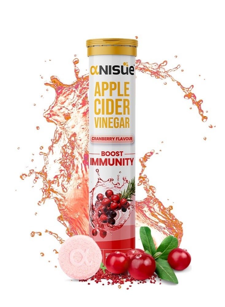 ANISUE APPLE CIDER VINIGER - CRANBERRY FLAVOUR EFFER TAB 20S
