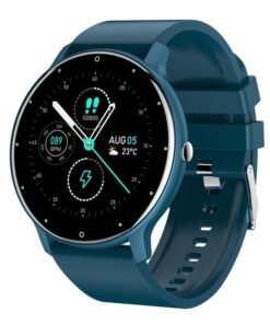 RollsTimi  Smart Watch For Men And Women IP67 Waterproof Sports Watch Fitness Tracker And Heart Rate Sleep Monitor 1.28" Full Touch Screen Android IOS, RT-ZL02Pro Blue