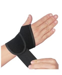 Wrist Brace for Carpal Tunnel, 2 Pcs Elastic Wrist Support Wrist Band Wristwrap Hand Support, Comfortable Adjustable Wrist Support Brace for Arthritis and Tendonitis, Joint Pain Relief