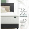 Zinus Foam and Spring Hybrid Mattress, King (US Spec), Fiberglass Free, Medium Firmness, Durable Support, Certified Safe Foams & Fabric, Mattress in A Box (193.0 X 203.2 X 25.4 CM)