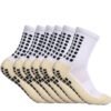 3 Pairs of Grip Socks, Tight Fitting Grip Socks Football Socks Wear-Resistant Football Non-Slip Football Men for Training