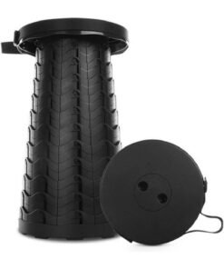 U/B Portable Chair Folding Stool, Retractable Telescopic Camping Stools Lightweight Sturdy Seat Adjustable Collapsible