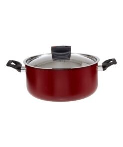 Prestige Safecook Non-Stick Covered Casserole Red 24cm