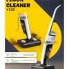 Deerma Wet & Dry Vacuum Cleaner Double Roller Brush Head 500ml Water Tank IPX4 Waterproof Smart Vacuum Cleaner 500 ml 420 W VX20 White