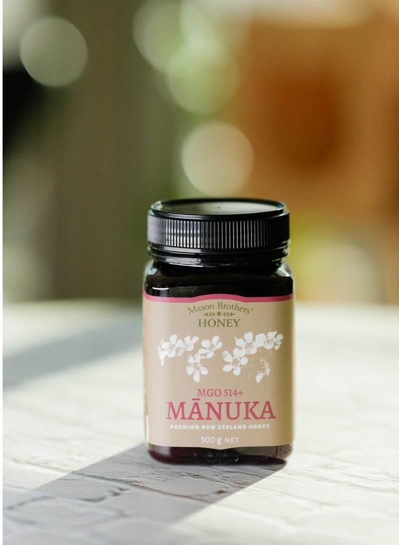 Mason Brothers' HONEY Mason Brothers Manuka Honey MGO 514+ (UMF™ 15+) 500g | Premium New Zealand Manuka Honey