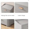 DUNISO 3 Layers Plastic Storage cabinet With Drawers,Wide Slit Cabinet Drawer Unit,home Storage Organizer,Multipurpose Mix Drawers for Kitchen Bedroom Bathroom and Living Room