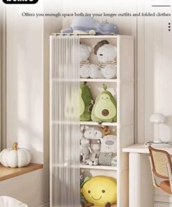 Alternative view of DUNISO 4-Cube Multi-Functional Closet Storage Shelves, Cube Storage Organizer, Closet Organizer Storage, Portable Cabinet Shelving Bookshelf, DIY Bookcase, Living Room Office Closet Cubicle Rack