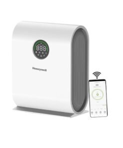 Honeywell New Launch Air Touch V5, 4-stage filtration, H13 HEPA Filter, Filter Life Up to 9000 Hours, Removes 99.99% PM2.5, CADR 380 cu.m/h, Covers 589 sq.ft, AQI LED Display, 2-year Warranty Air Touch V5 White