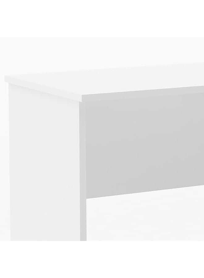 DANUBE HOME Dane Study Desk With 1 Drawer Computer Table Office Desk Workstation Modern Pc Laptop Gaming Table Wooden Study Table For Home Office L 90x40x73 Cm White - Image 3