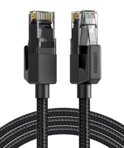 Ugreen Ethernet Cable Cat 6 Braided Cat6 Gigabit High Speed 1000Mbps Internet Cable RJ45 Shielded Network LAN Cord Compatible with PS5 PS4 Xbox One Smart TV Switch Router Wifi Extender Patch Panel 2M