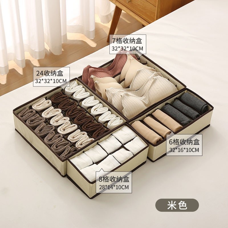 Household Wardrobe Classification And Organization Storage Box, Underwear Storage Box, Thickened Non-Woven Fabric Drawer Box, Durable