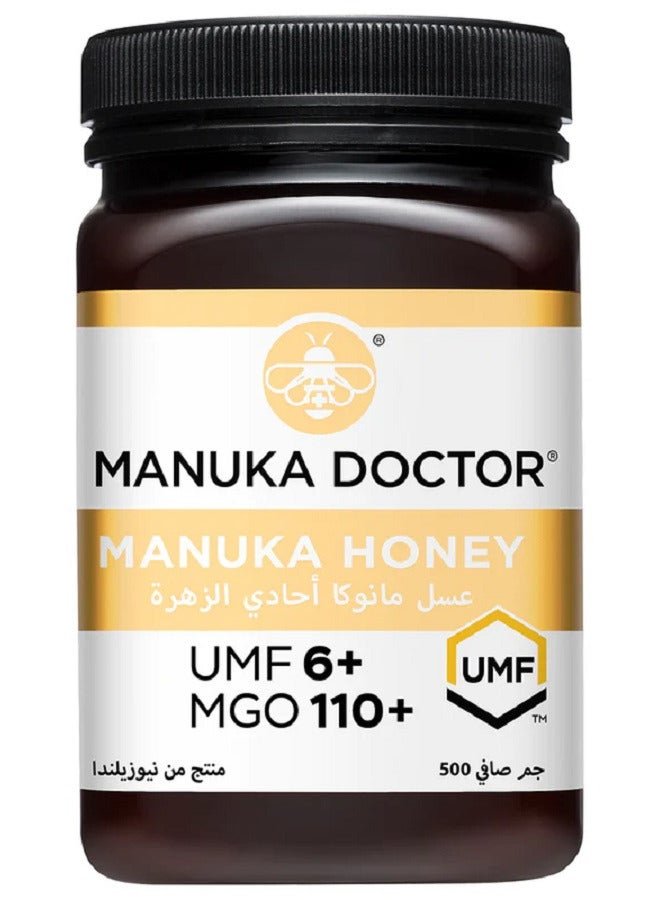 Manuka Doctor UMF 6+ Monofloral Manuka Honey 500g