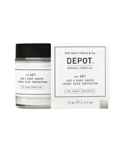 Depot 2-in-1 Pre & Post Shave Cream - Softens Skin & Hair Before Shaving, Soothes & Hydrates Skin After Shaving (75 ml)
