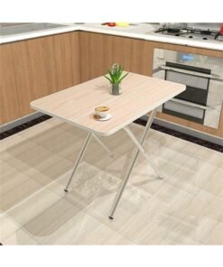 CityRiya-Long Dining Table Kitchen Dining Table Modern Leisure Table Square Dining Table Wooden Desk Folding Camping table Portable Dinner Table for Kitchen 60cm*40cm