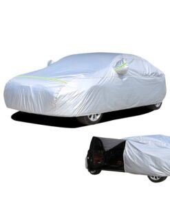 SUPER 5 Car Cover for SUV/Sedan/Hatchback- UV, Sun, Water and Dust Protection, Universal Full Car Covers with Storage Bag, All Weather Indoor/Outdoor Use to Prevent Scratches and Pollutants
