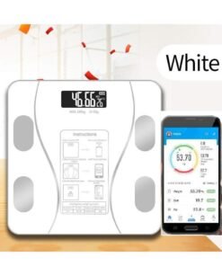 Iscale Weight Scale With Bluetooth,Wireless Scale for Body Weight, Body Composition Analyzer with Smartphone App for 14 Key Body Indicators(BMI/Weight/Body Fat/Resting Heart Rate)