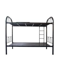 MAF furniture Maf Metal Steel Bunk Bed Maf-113 Heavy Duty Silver & Guard Rails Sturdy For Home, Baby Home, Apartment Studio Room Size 90X190 Cm - Image 3