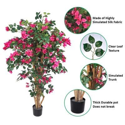 Artificial Bougainvillea Plant 1.6 Meters High