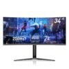 InnJoo 34 inch FHD IPS Gaming Monitor, 200Hz Refresh Rate, 2ms Response Time, x1 HDMI, AMD FreeSync, T342 Black