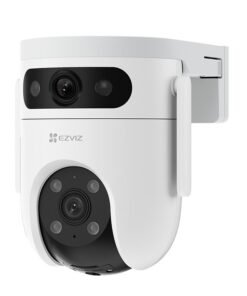 EZVIZ H9c Dual 3K Dual-Lens Pan & Tilt Wi-Fi Camera, 3K & 3K Dual Lenses, One-Tap Control For Linked View Change, AI-Powered Human / Vehicle Shape Detection, 8x Zoom, Color Night Vision, Two-Way Talk, H.265, Supports microSD Card (Up to 512 GB) | CS-H9c-R100-8G55WKFL