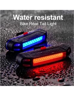 STL 2Pack Bike Rear Tail Light USB Rechargeable Bicycle Taillight Ultra Bright Bicycle LED Safety Light Waterproof Cycling Taillight 5 Light Modes - Image 4