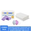 STAR BABiES Combo Pack Pack Changing Mat 30Pcs Disposable Towel 3Pcs Kn95 Lavender