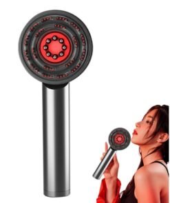 GUDOO Scalp Massaging Brush Red Light Hair Comb Stimulates Hair Growth Comb Thinning Hair Treatment Therapy Comb Handheld Head Scratcher Massager Brush for Women and Men