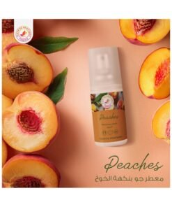 Fleur De Printemps Peaches Air Freshener Spray | 30ml | Sweet & Fruity Fragrance | Gas-Free & Anti-Smoking | Ideal for Home, Car, Office