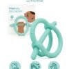 fridababy Get-A-Grip Teether – 3-in-1 Silicone Teething Toy, Easy-Hold Design, BPA-Free, Textured for Gum Relief, Soothes Sore Gums, Baby Essentials for 3+ Months