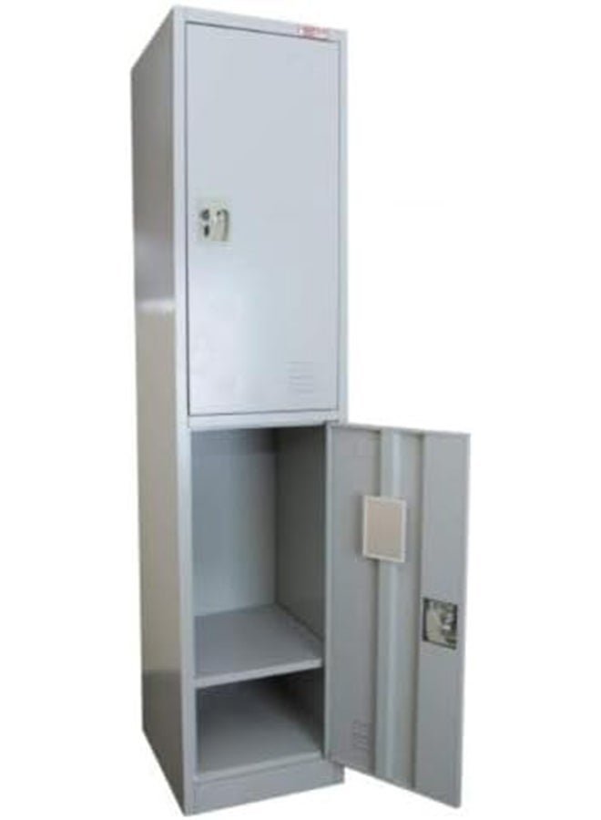 MAF furniture Maf Steel Locker Cabinet Maf-2T 2-Door File Storage Box Locker With Keys For Home, Office, School, Halls, Workplaces, Hospitals, Gyms, Factories, Bank, Money Locker Cabinet - Image 3