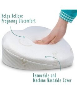 Alternative view of Babyworks Heart Shaped Pregnancy Wedge Pillow, Maternity Support for Belly, Back and Knees, Pregnancy Body Pillow - Includes Removable and Washable Cover