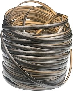 Plastic Woven Rattan Repair Material for Outdoor Garden Patio Furniture, Durable Wicker Bench Chair Table Repair Kits (Coffee B)
