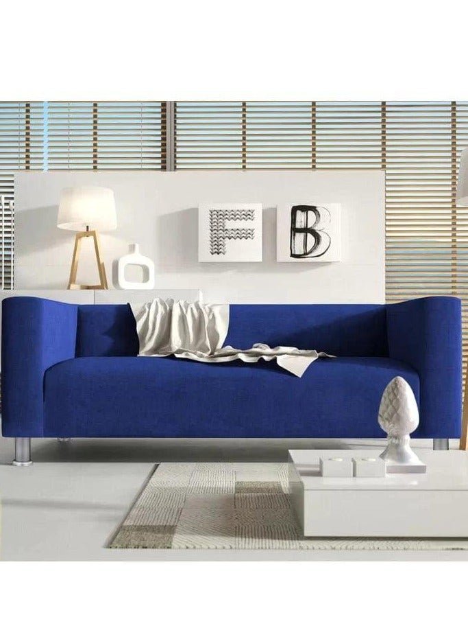 Wooden Twist Style Rectangular 3 Seater Modern Sofa