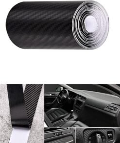 RATSAW 5D Car Carbon Fiber Sticker Strip Car Door Edge Guard Sticker Detailing Wrap Protective Film Vinyl Wrap Tape 7CM x 3M