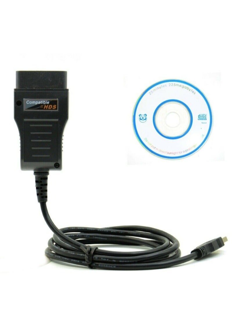 Hds J2534 Cable for Honda Obd-2 Diagnostic Tool Supports K-Line Kwp Can