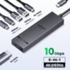 Ugreen 6 In 1 USB C Hub Type C to HDMI Adapter 4k@60Hz PD 100W Fast Charging  2USB C 3.2 10Gbps + 2USB A 3.0 Ports Compatible With Phone 16 Pro Max Macbook Air Pro iPad Pro Lenovo Thinkpad NS SLR  Galaxy |