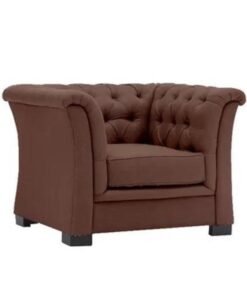 Maharat Al Bahar Chester Hill Sectional Sofa  1 Seater Brown 100x80x80