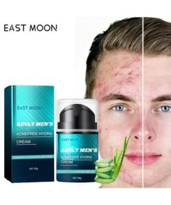 East Moon Adult Men's Acnefree Hydra Cream, Eliminate Dlackheads and Acne, Adult Men's Acnefree Hydra Cream for Fade Facial Fine Lines and Acne Marks, Moisturizing Anti Wrinkle Face Cream That Controls the Balance of Water and Oil 50g