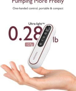 Momcozy Painless, Potent, Wearable, Ultra-Light, Hands Free, Portable Double Electric Breast Pump V2 With 27 Pumping Combinations